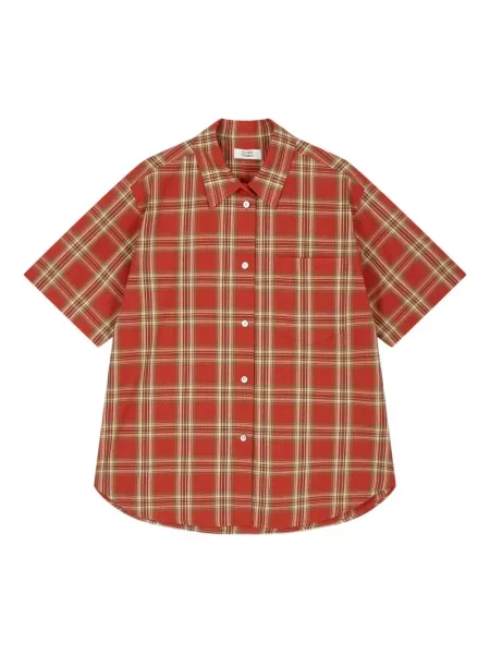 Cămașă Studio Tomboy în carouri roșu
