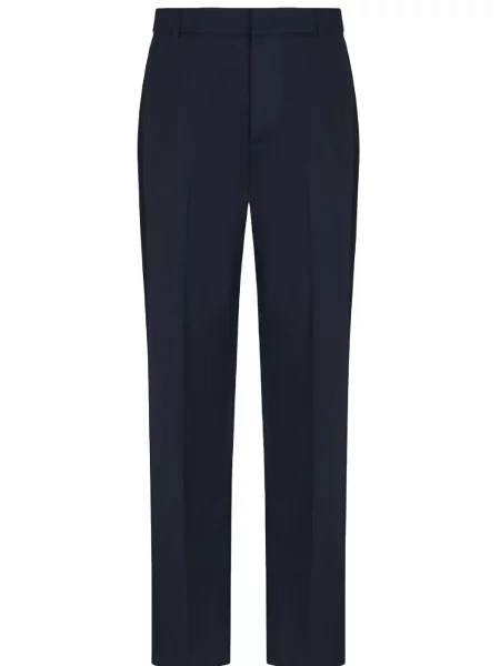 Hlače Emporio Armani modra