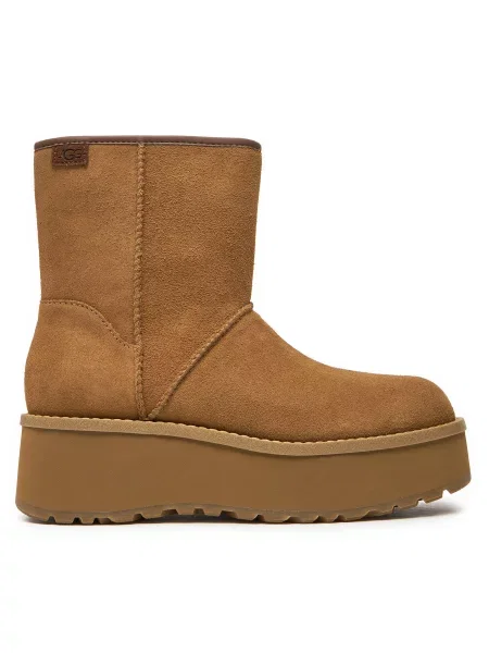 Škornji Ugg W Cityfunc Mid rjava