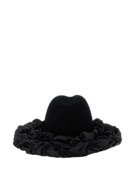 Căciulă Comme Des Garçons cu volane negru