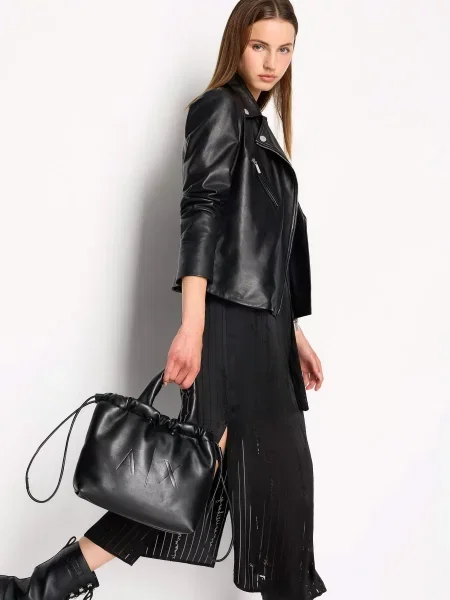 Макси платье Armani Exchange черное