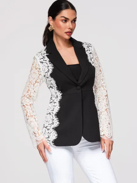 Geacă Edoti scurtă negru