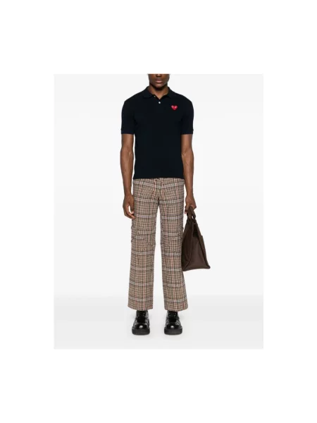 Koszulka polo Comme Des Garcons niebieska