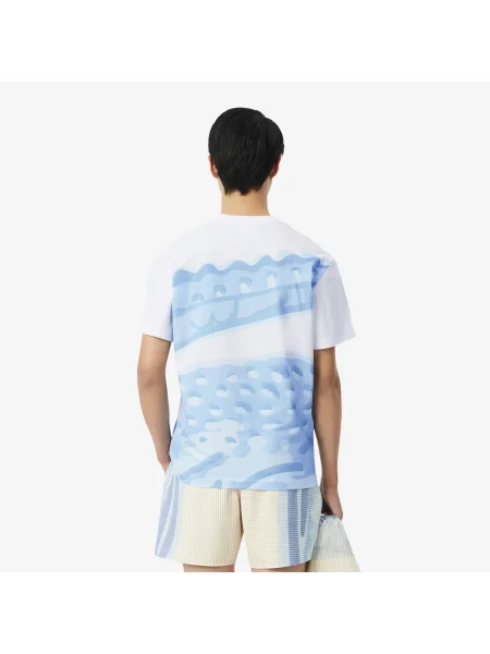 Lacoste T-Shirt Z Nadrukiem biały