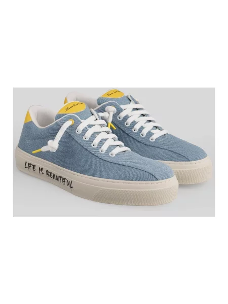 Sneakersy Sartorio Napoli niebieskie