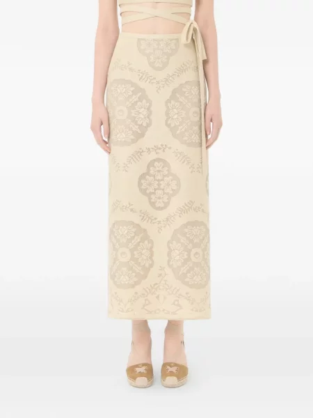 Fustă midi Valentino Garavani cu model floral