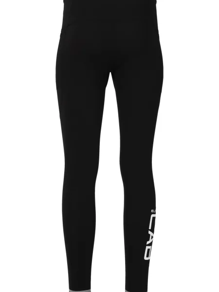 Legginsy termiczne wiatroszczelne Elite Lab Run X2 czarne