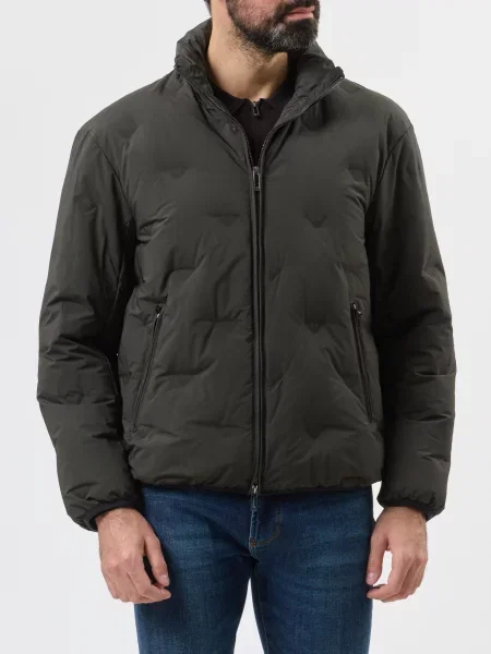 Пуховик Emporio Armani зеленый