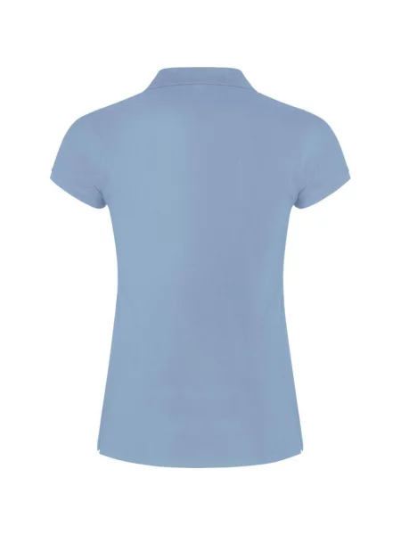 Koszulka Polo W niebieska