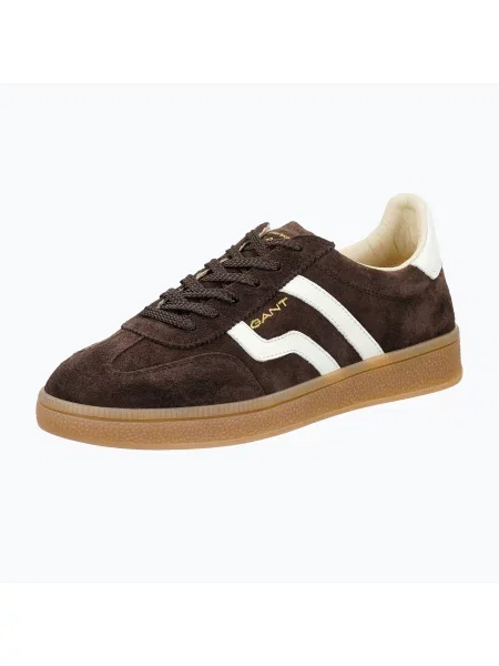 Încălțăminte pentru femei GANT Cuzima mole brown/off white alb