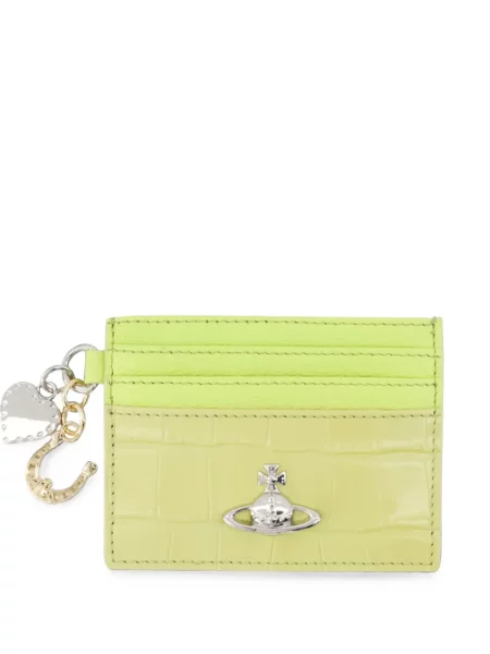 Pandantiv Vivienne Westwood din piele verde