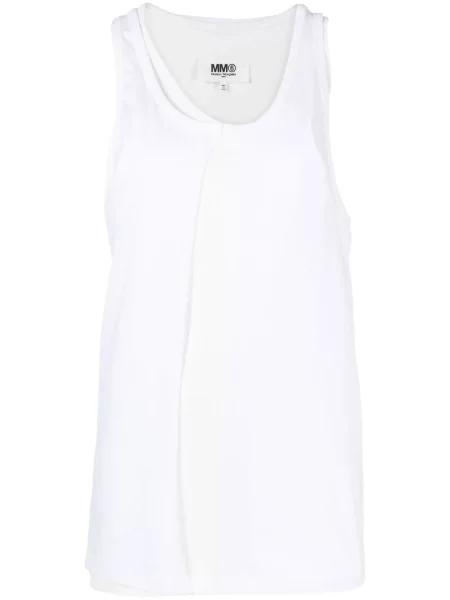 Top Mm6 Maison Margiela alb