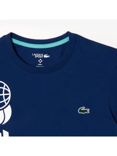 Lacoste Tennis x Daniil Medvedev Regular Fit T-shirt синя