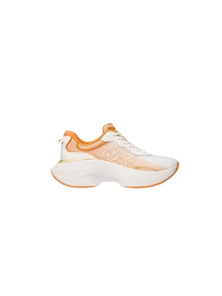 Dzianinowe sneakersy Michael Kors pomarańczowe