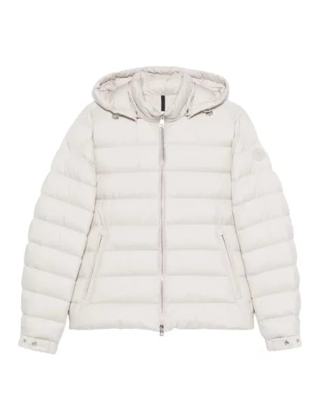 Geacă Moncler cu glugă gri