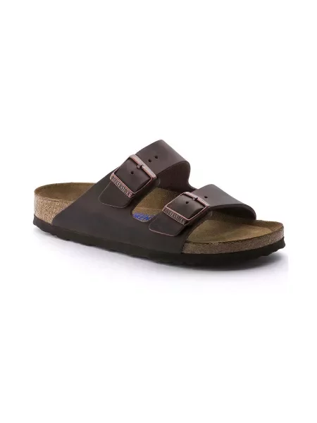 Klapki Birkenstock brązowe