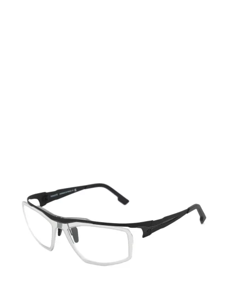 Ochelari de soare Parasite cu imprimeu geometric alb