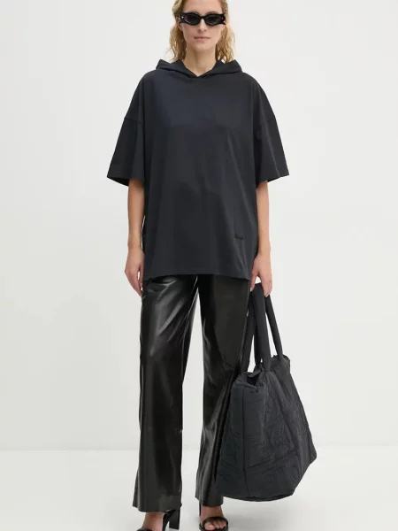 Сумочка Nanushka SOFT TOTE чорний