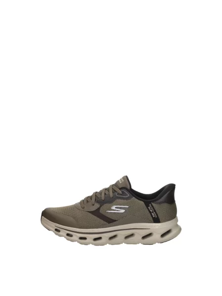 Sneakersy Skechers brązowe