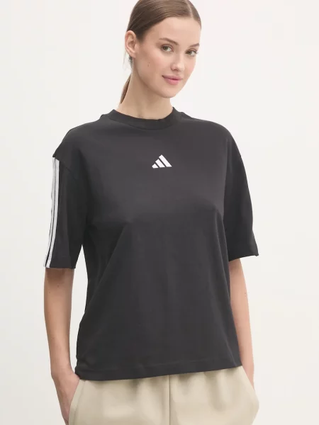 Тениска adidas Essentials черно