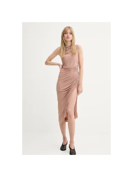 Rick Owens Lilies sukienka beżowa