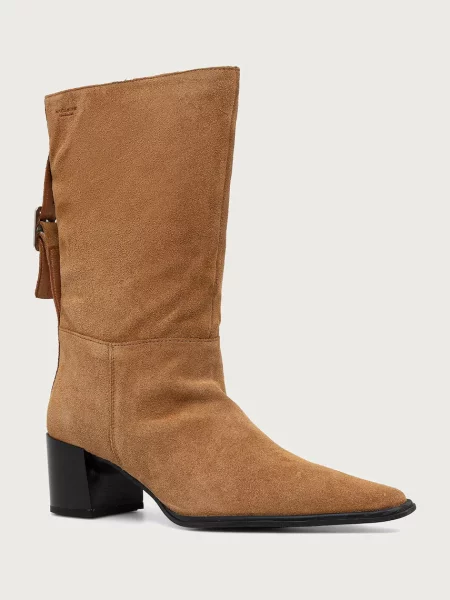 Vagabond Shoemakers botki zamszowe GISELLE brązowe