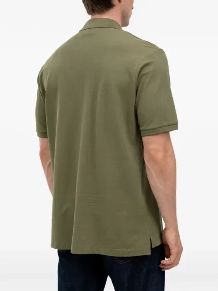 Tricou polo Hugo cu autograf verde