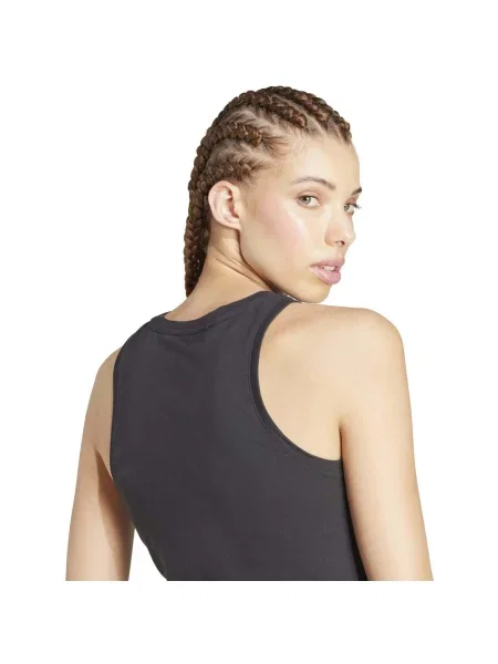 Adidas Felső Essentials Linear Slim Fit fekete