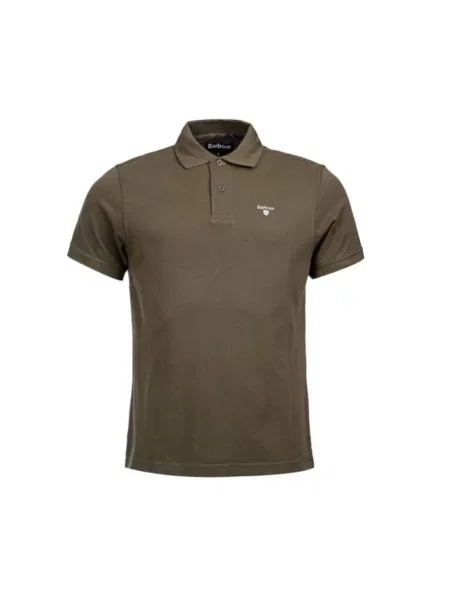 Koszulka polo Barbour zielona