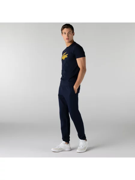 Bluza polarowa Lacoste granatowa