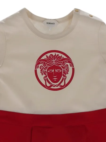 Dětské košilové šaty Versace červené