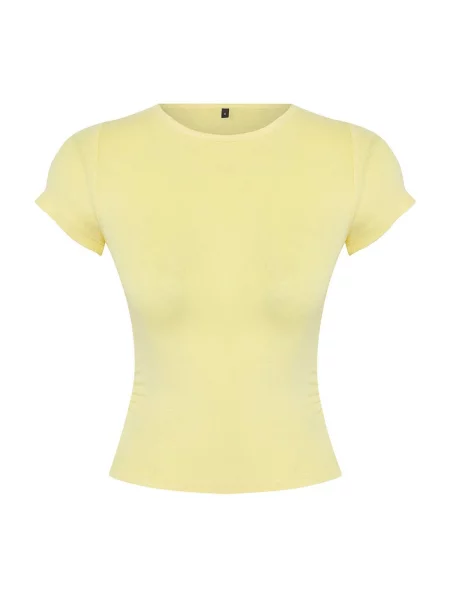 Trendyol Tricou deschis galben