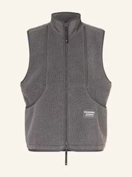 Pas Normal Studios Kamizelka Polarowa Off-Race blau szara