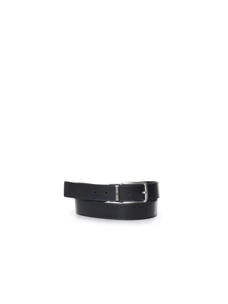 Emporio Armani Pasek Granatowy niebieski
