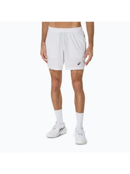 Pantaloni scurți de tenis pentru bărbați ASICS Court brilliant white alb