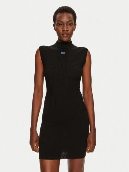 Hugo Трикотажна сукня Scooler чорний