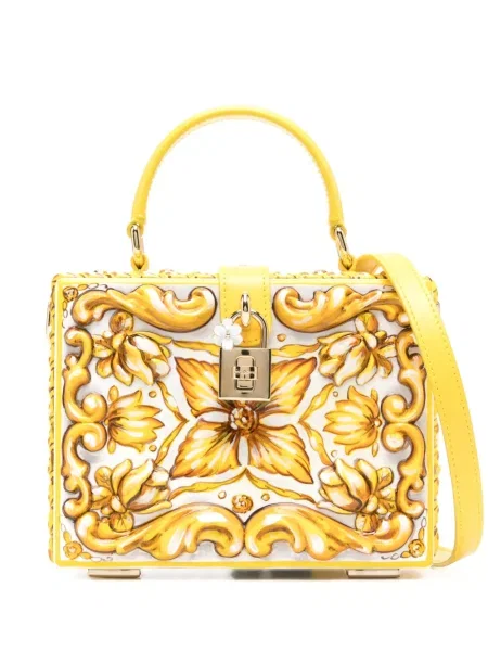 Geantă Dolce & Gabbana Dolce Box galben