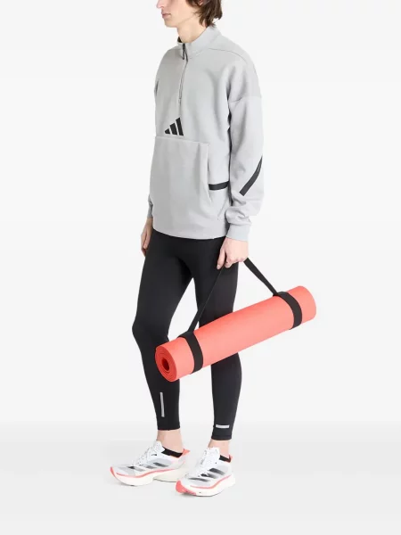 Hanorac Adidas cu autograf alergare evazat verde