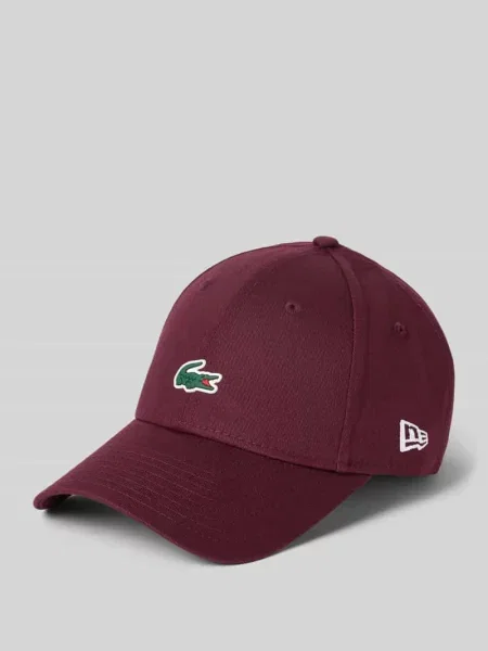Czapka z daszkiem z czystej bawełny Lacoste Sport