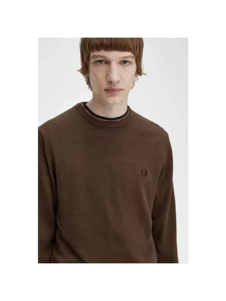 Sweter Fred Perry brązowy