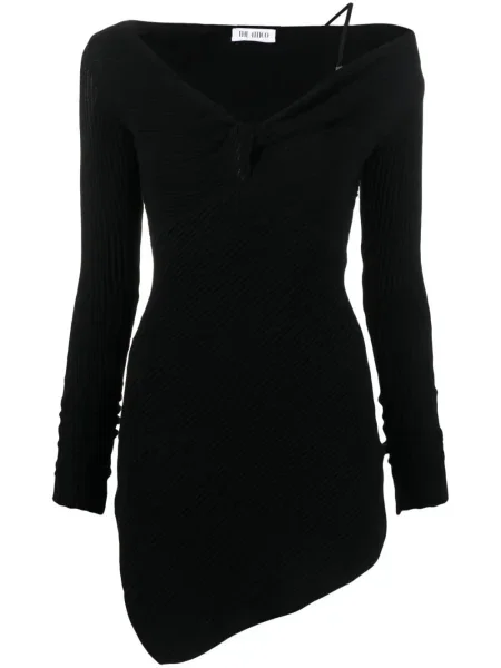 Rochie The Attico tricotate negru