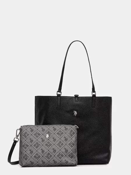 U.S. Polo Assn. torebka dwustronna Malibu czarna