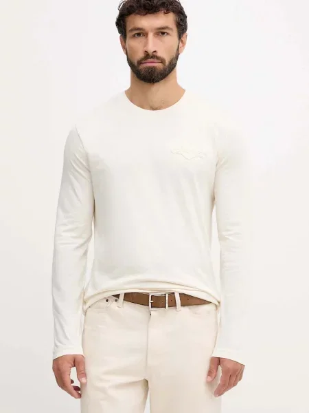 Tricou mânecă lungă Gant bej