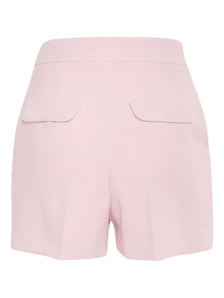 Pantaloni scurți Elisabetta Franchi cu dungi stretch roz