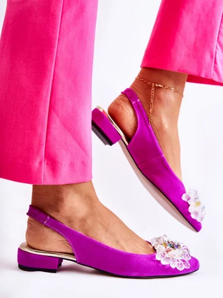 Pantofi cu toc Boto alb