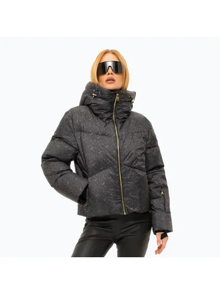 Лыжная куртка Nikkie с автографом черная