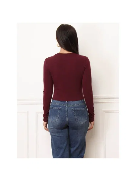 Tricou mânecă lungă La Modeuse bordo