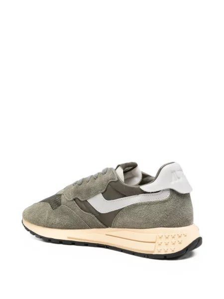 Sneakerși Autry din piele de căprioară verde
