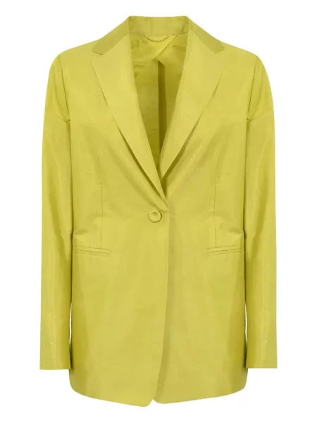 Sacou Max Mara cu un singur rând de nasturi verde