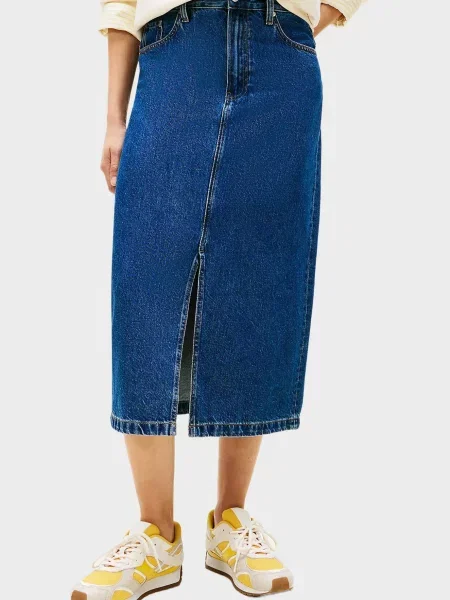 Джинсова спідниця Tommy Hilfiger синя